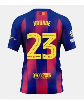Barcelona Jules Kounde #23 Maglia Gara Casa Repliche 2025-26 Maniche Corte